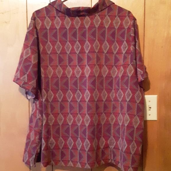 BEAUTIFUL jewel tone Catherine's blouse Size 2xwp - Picture 4 of 4
